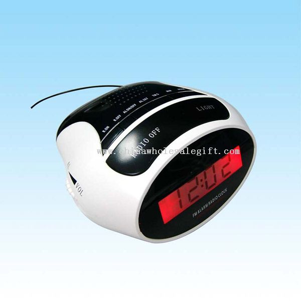 Alarm Radio Clock with LED Backlight
